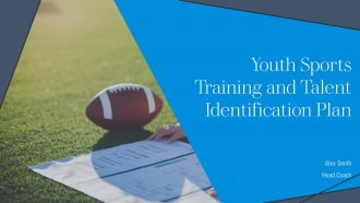 Youth Sports Training And Talent Identification Plan PPT Presentation AT