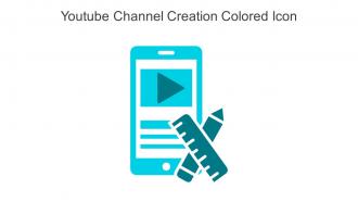 YouTube Channel Creation Colored Icon In Powerpoint Pptx Png And Editable Eps Format