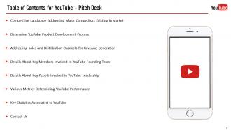 Youtube investor funding elevator pitch deck ppt template