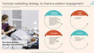 Youtube Marketing Strategy To Improve Patient Introduction To Healthcare Marketing Strategy SS V