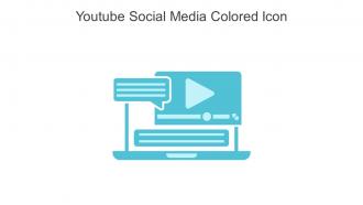 Youtube Social Media Colored Icon In Powerpoint Pptx Png And Editable Eps Format