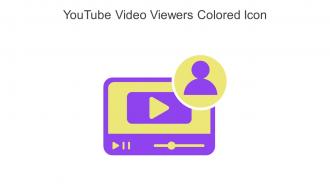Youtube Video Viewers Colored Icon In Powerpoint Pptx Png And Editable Eps Format