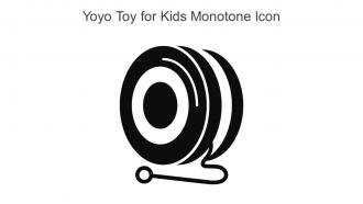Yoyo Toy For Kids Monotone Icon In Powerpoint Pptx Png And Editable Eps Format