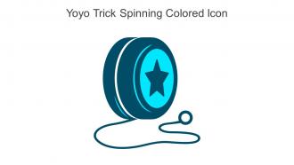 Yoyo Trick Spinning Colored Icon In Powerpoint Pptx Png And Editable Eps Format