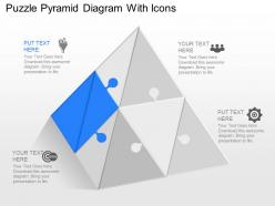 27856768 style layered pyramid 4 piece powerpoint presentation diagram infographic slide