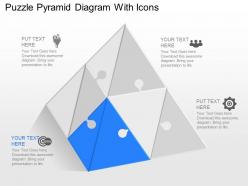 27856768 style layered pyramid 4 piece powerpoint presentation diagram infographic slide