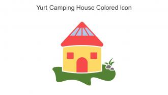 Yurt Camping House Colored Icon In Powerpoint Pptx Png And Editable Eps Format