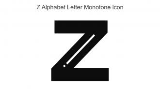 Z Alphabet Letter Monotone Icon In Powerpoint Pptx Png And Editable Eps Format