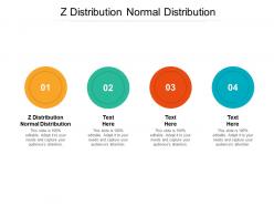 Z distribution normal distribution ppt powerpoint presentation ideas information cpb