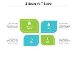 Z score vs t score ppt powerpoint presentation portfolio slide portrait cpb