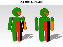 Zambia country powerpoint flags
