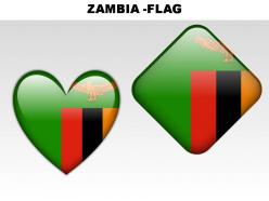 Zambia country powerpoint flags
