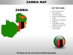Zambia country powerpoint maps