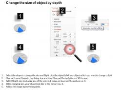 Ze seven staged pie chart with icons powerpoint template