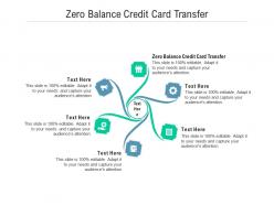 Zero balance credit card transfer ppt powerpoint presentation summary cpb