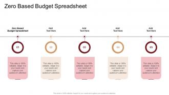 Zero Based Budget Spreadsheet In Powerpoint And Google Slides Cpb
