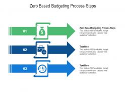 Zero based budgeting process steps ppt powerpoint presentation diagram lists cpb