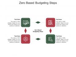 Zero based budgeting steps ppt powerpoint presentation icon cpb