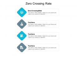 Zero crossing rate ppt powerpoint presentation infographics visuals cpb