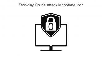 Zero Day Online Attack Monotone Icon In Powerpoint Pptx Png And Editable Eps Format