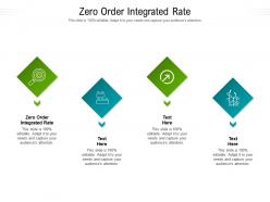 Zero order integrated rate ppt powerpoint presentation pictures slides cpb