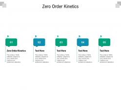 Zero order kinetics ppt powerpoint presentation infographic template structure cpb