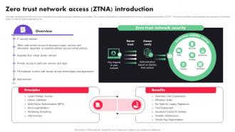 Zero Trust Network Access ZTNA Introduction Ppt File Influencers