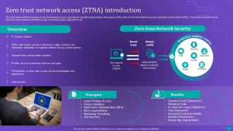 Zero Trust Network Access ZTNA Introduction Ppt Layouts Graphics