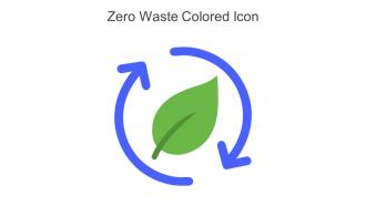 Zero Waste Colored Icon In Powerpoint Pptx Png And Editable Eps Format