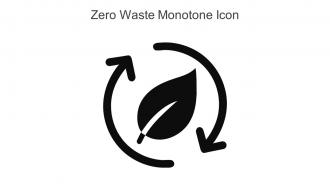 Zero Waste Monotone Icon In Powerpoint Pptx Png And Editable Eps Format