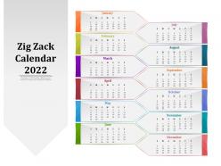 Zig zack calendar 2022
