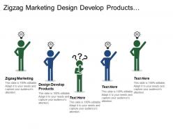 Zigzag marketing design develop products customer needs objectives vision