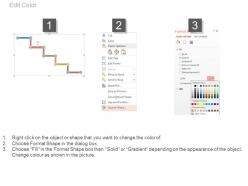 Zigzag stair design year based timeline powerpoint slides