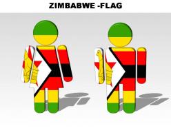 Zimbabwe country powerpoint flags