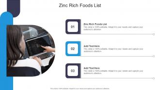Zinc Rich Foods List In Powerpoint And Google Slides Cpb