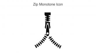 Zip Monotone Icon In Powerpoint Pptx Png And Editable Eps Format