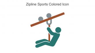 Zipline Sports Colored Icon In Powerpoint Pptx Png And Editable Eps Format