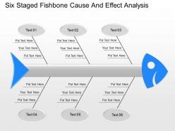 Zl six staged fishbone cause and effect analysis powerpoint template