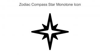 Zodiac Compass Star Monotone Icon In Powerpoint Pptx Png And Editable Eps Format
