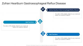 Zofran Heartburn Gastroesophageal Reflux Disease In Powerpoint And Google Slides Cpb