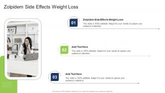 Zolpidem Side Effects Weight Loss In Powerpoint And Google Slides Cpb