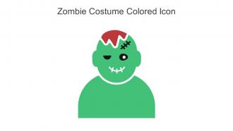 Zombie Costume Colored Icon In Powerpoint Pptx Png And Editable Eps Format