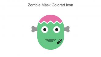 Zombie Mask Colored Icon In Powerpoint Pptx Png And Editable Eps Format