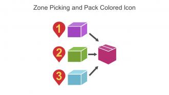 Zone Picking And Pack Colored Icon In Powerpoint Pptx Png And Editable Eps Format