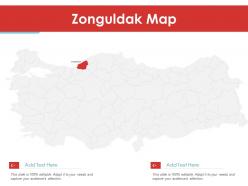 Zonguldak map powerpoint presentation ppt template