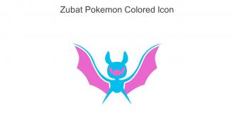 Zubat Pokemon Colored Icon In Powerpoint Pptx Png And Editable Eps Format