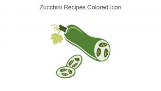 Zucchini Recipes Colored Icon In Powerpoint Pptx Png And Editable Eps Format