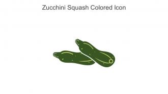 Zucchini Squash Colored Icon In Powerpoint Pptx Png And Editable Eps Format