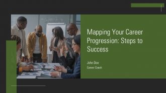 Mapping Your Career Progression Steps To Success PPT Structure AT