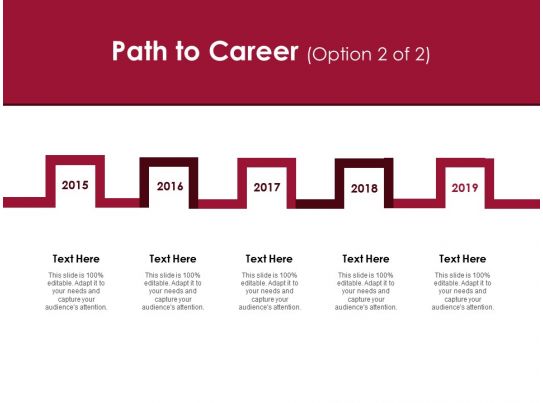 Career Path Template - Slide Team